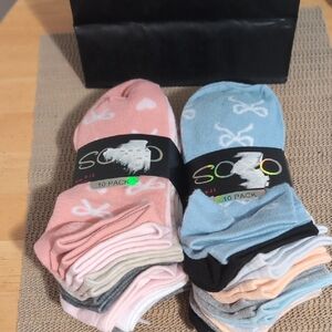 Pick One SOXO Women's Low Cut Socks 10-Pack New